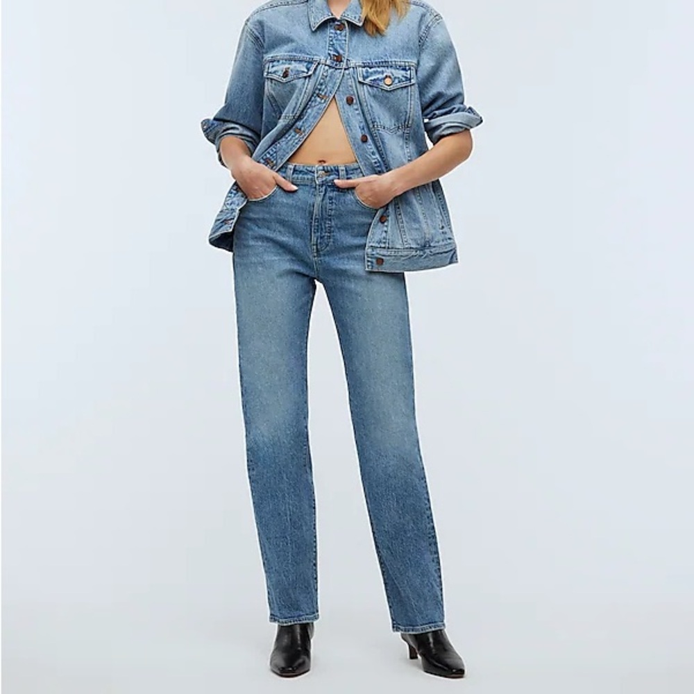 Madewell vintage straight dark wash jeans
